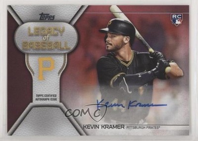 2019 Topps Legacy of Baseball Series 2 Red 13/25 Kevin Kramer Rookie Auto RC 0c2