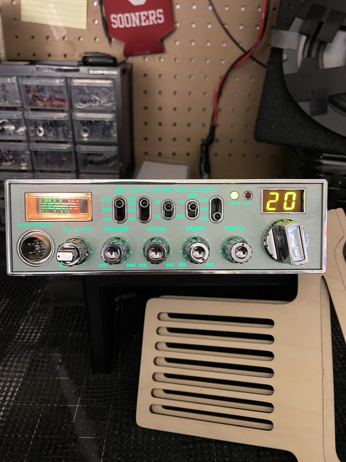 Cobra 29 Ltd Nightwatch Classic With Custom Radio Stand.. Available Now for $45.00