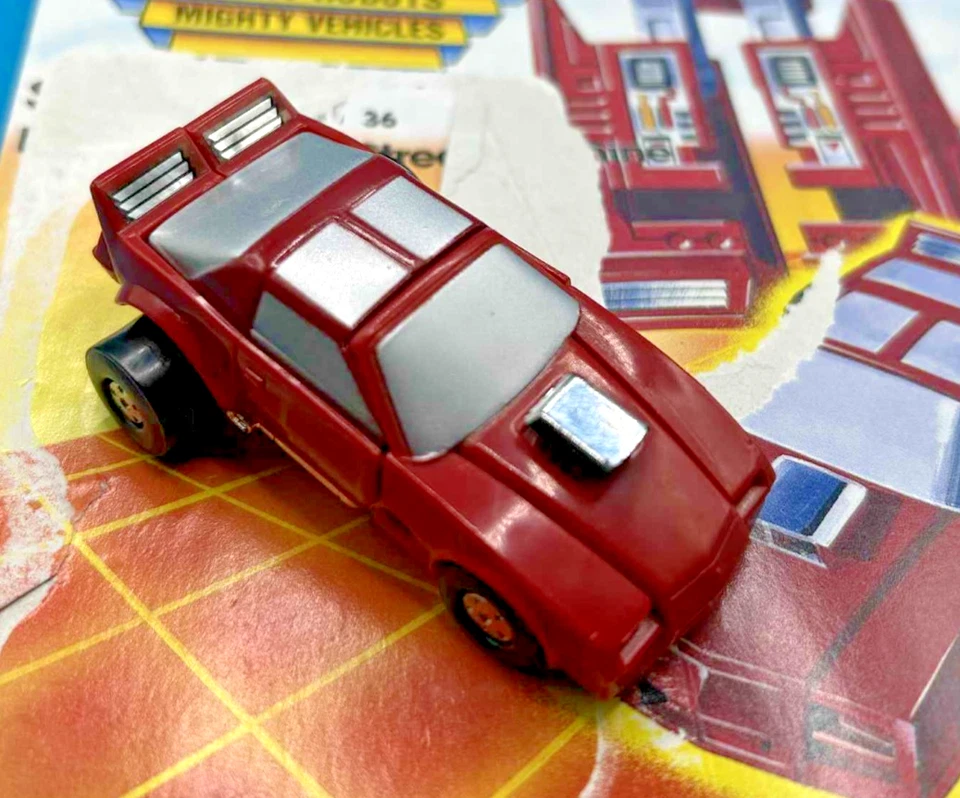 Gobots de colección 1985 GoBots Street Heat original MR-43 tarjetero completo alta calidad Foto 2 de 3