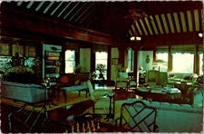 The Deck Room Hammersmith Farm New Port Rhode Island Chrome Postcard