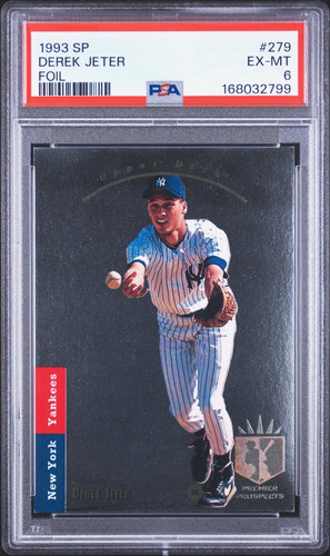 Derek Jeter 1993 SP Foil #279 RC Rookie PSA 6 EX-MT Looks Better Yankees HOF