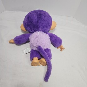 FINGERLINGS Care N Cuddles "SUNNY" Interactive Baby Monkey Purple (Monkey Only)