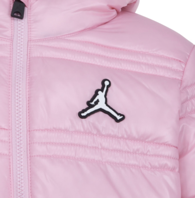 Nike Jordan Girls Winter Jacket Pink Size 13 - 15 Years 155