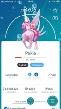 Pok�mon Trade Go Level 50- Shiny Origin Palkia 3 Moves For PvP Master League