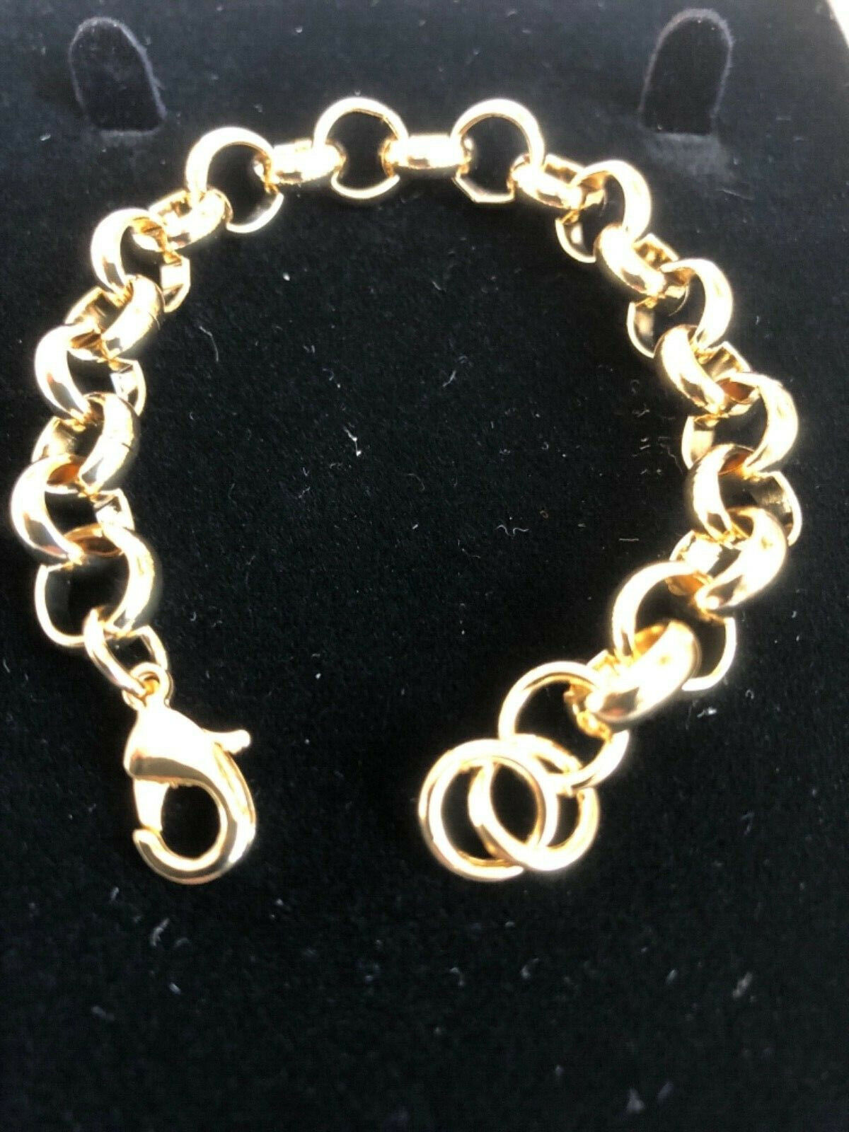 18k Gold GF Childs Baby Belcher Bracelet Chain Necklace,Kids,Boys,Girls Bespoke Tanio super tanio