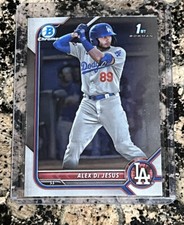 2022 Bowman Chrome - Alex De Jesus - 1st Bowman - Los Angeles Dodgers