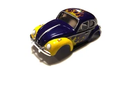 !!NEW!!  Rare Auto World '66 Volkswagen Beetle Body  Blue w/Flames
