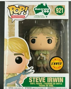 Mint Funko Pop! TV: The Crocodile Hunter Steve Irwin w/Turtle CHASE #921 Figure | eBay