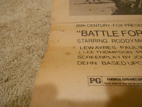 VTG 1973 Battle For The Planet of the Apes Newspaper Movie Memorabilia LAST ONE! - Picture 7 of 8