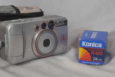 Canon Sure Shot 80u 35mm Point Shoot Film Camera 38-80mm Zoom Lens Tested 