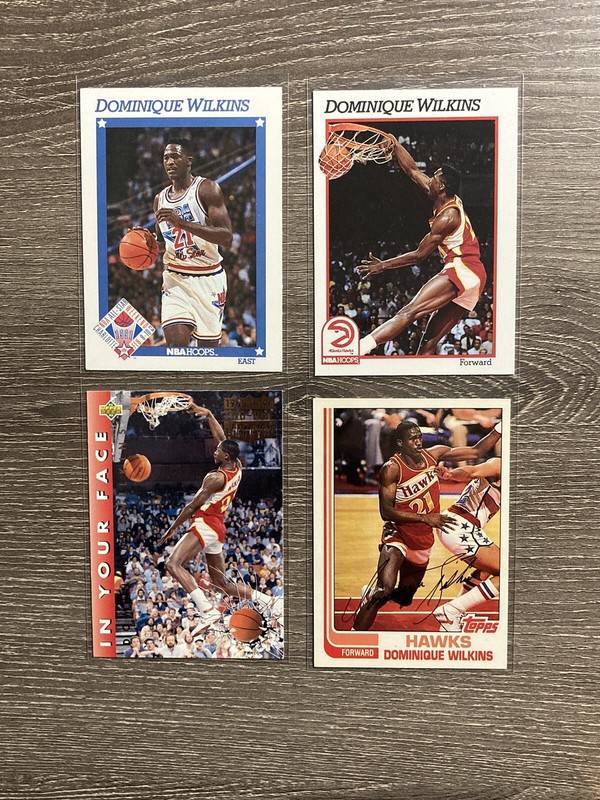 Dominique Wilkins Lot Of 20 Atlanta Hawks HOF Combined Shipping