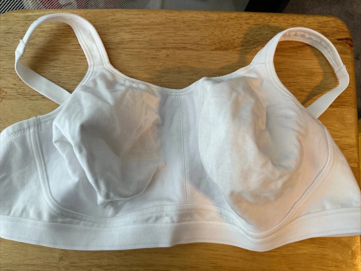 WomenS JMS Just My Size Hanes Active Lifestyle Bra Style #K220 1220 White  40DD