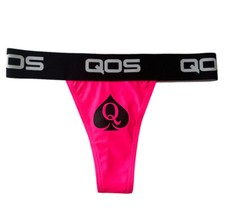 Official Iconic QOS BRAND Hot Pink Thong - Queen Of Spades Hotwife Panties