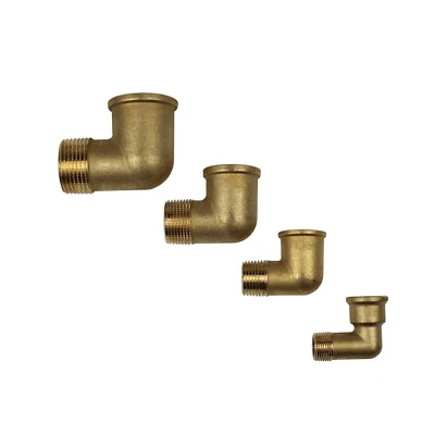 Messing Winkel 3/8", 1/2", 3/4", 1" Messing-Winkel IG x AG Messing Fitting