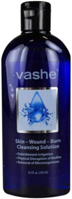 Pack of 12 Vashe Skin Wound Burn Cleanser Solution - 8.5 oz. Bottle