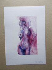 Giovanna Casotto ( Art Print ) , Belle signature au crayon