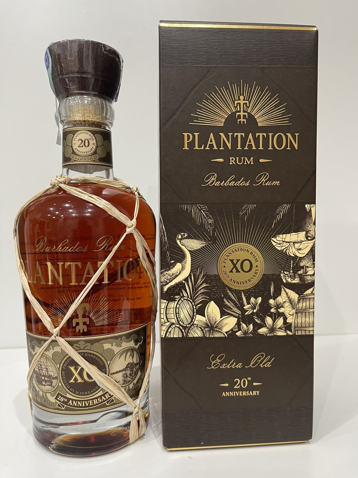 PLANTATION XO RUM BARBADOS EXTRA OLD 20TH ANNIVERSARY M. FERRAND 70CL 40% VOL