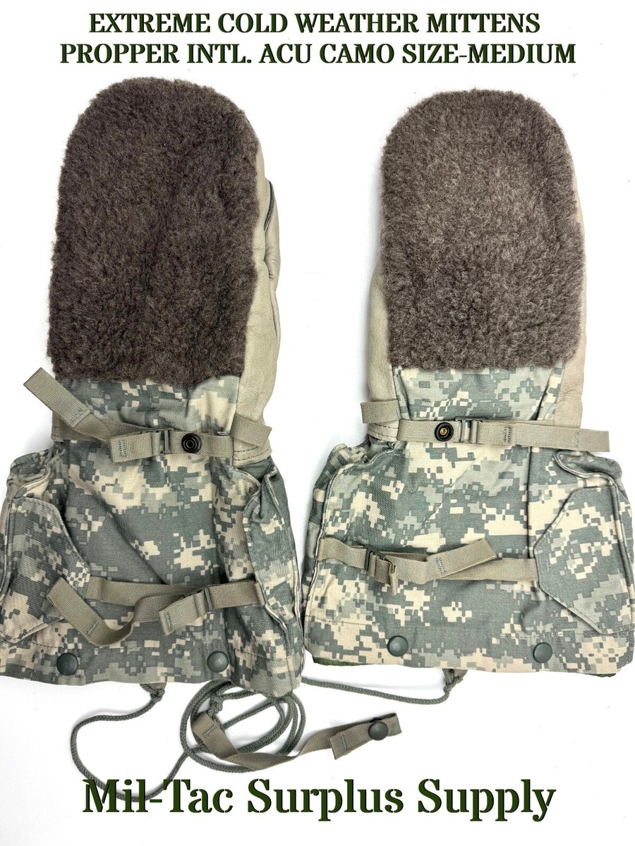 USGI MILITARY EXTREME COLD WEATHER GLOVES /MITTENS PROPPER INTL