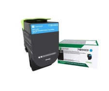 Lexmark 71B1HC0 High Yield Cyan Laser Toner