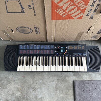 Yamaha PSR-76 Key Portable Keyboard Portaone No Cord Battery
