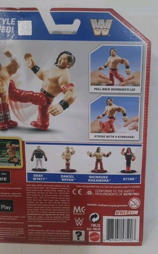 WWE Retro Shinsuke Nakamura Serie 6 WWF signiert handsigniert Hasbro Vintage Style - Bild 10 von 17