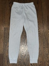 Boys Grey Patagonia Capilene Midweight Base Layer Pants Bottoms Youth Small 7-8
