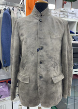 Giacca giubbotto uomo Carlo Chionna taglia 50 made in Italy beige/tortora