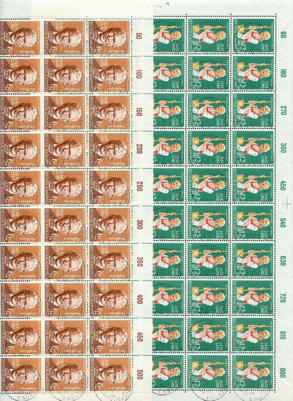 Saar 441/44 Set of Stamps (39440)
