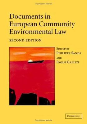 Documents in European Community Environmental Law, 2e Hardcover 9780521833035 VG