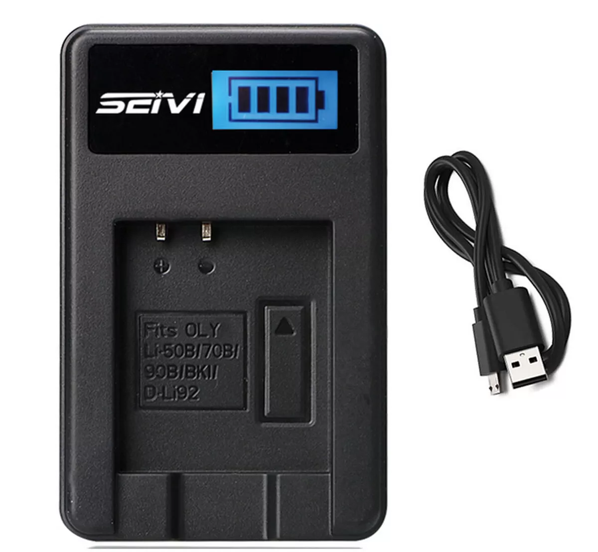 Battery Charger for Ricoh WG-4, WG-5 GPS, WG-6, WG-30W, WG-40W