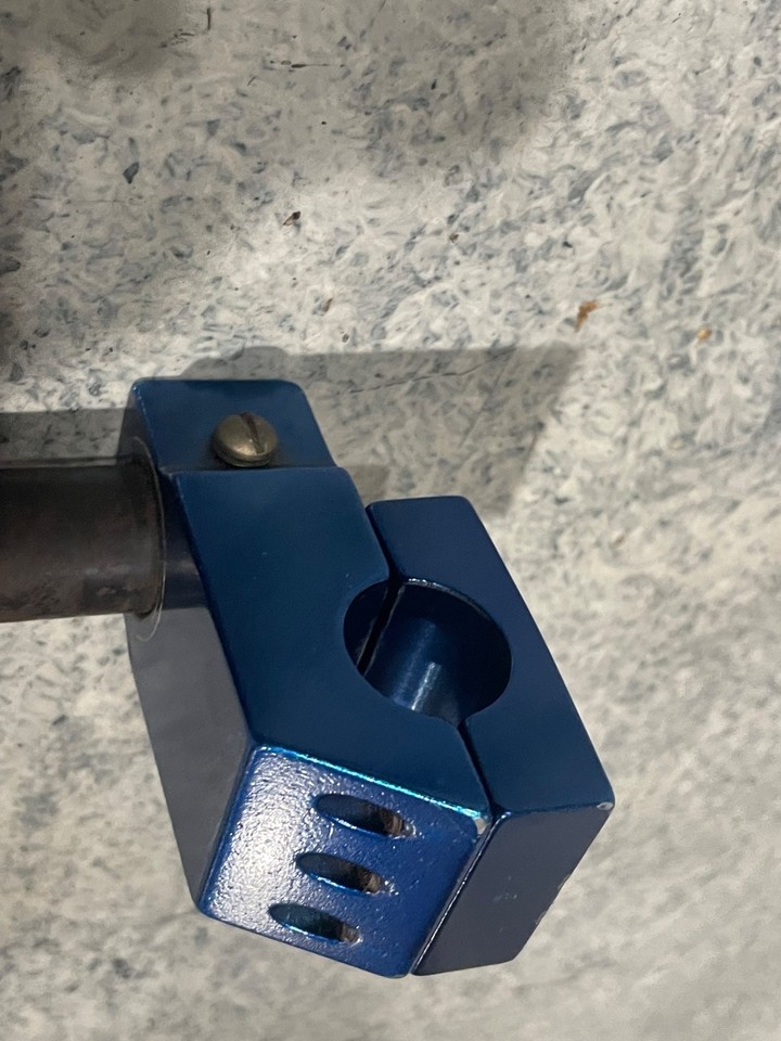 Poignées ODI TEC 7 Old School BMX Vintage Bleu - 1986/87 - Neuves
