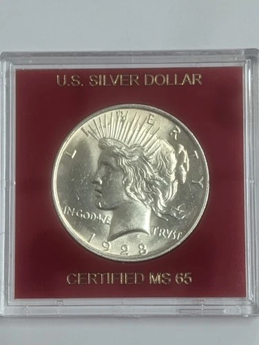 NO RESERVE Uncirculated 1923-P Philadelphia Minted Silver Peace ✌️ Dollar $1