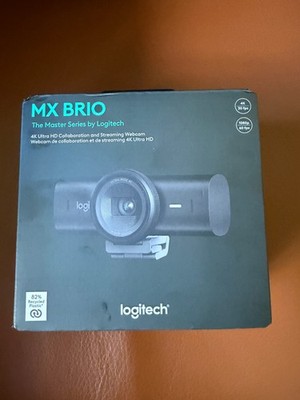 New Logitech - MX Brio Ultra HD 4K Video Conference, Gaming and Streaming Black