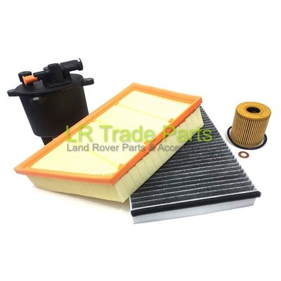 FOR RANGE ROVER EVOQUE 2.2 TD4 SD4 DIESEL NEW FULL SERVICE KIT, FILTERS (2012+)