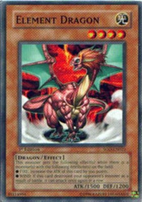 Element Dragon - SOD-EN023 - Common - 1st Edition - Damaged