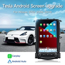 13.8" Tesla Screen CarPlay Android GPS Navi Stereo for Nissan 370Z 2008-2018