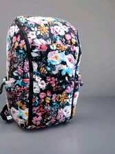 NWT Vera Bradley Featherweight Travel Backpack Artist's Garden Floral Carry On