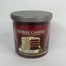 Yankee Candle RED VELVET CAKE 1-Wick Scented Candle With Lid 7 oz NEW