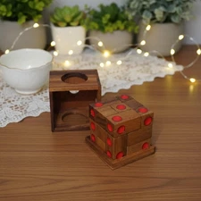 Dice Cube - 3D Wooden Brain Teaser Puzzle