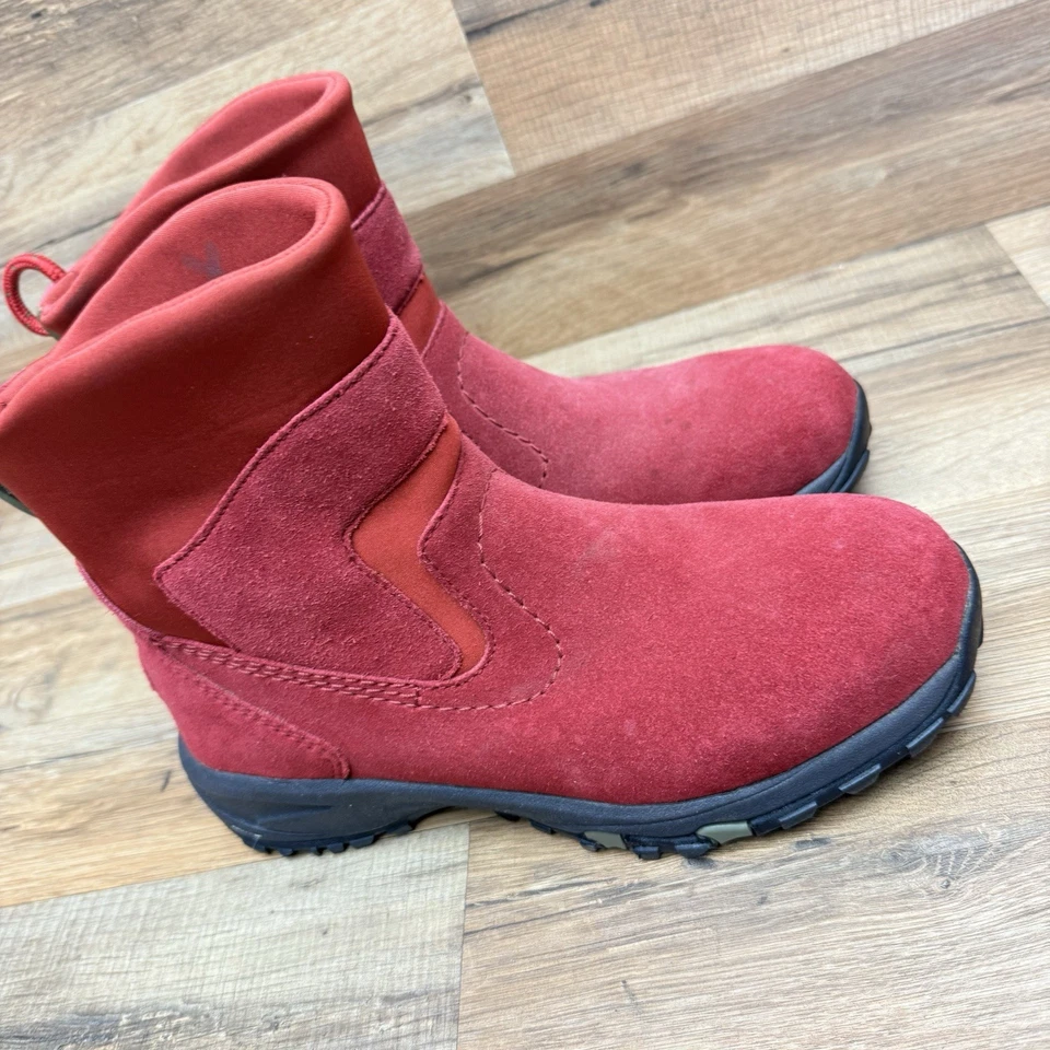 L.L. Botas de invierno Bean Red Gamuza Thinsulate Pull On Talla 8,5 Zapatos Foto 3 de 4