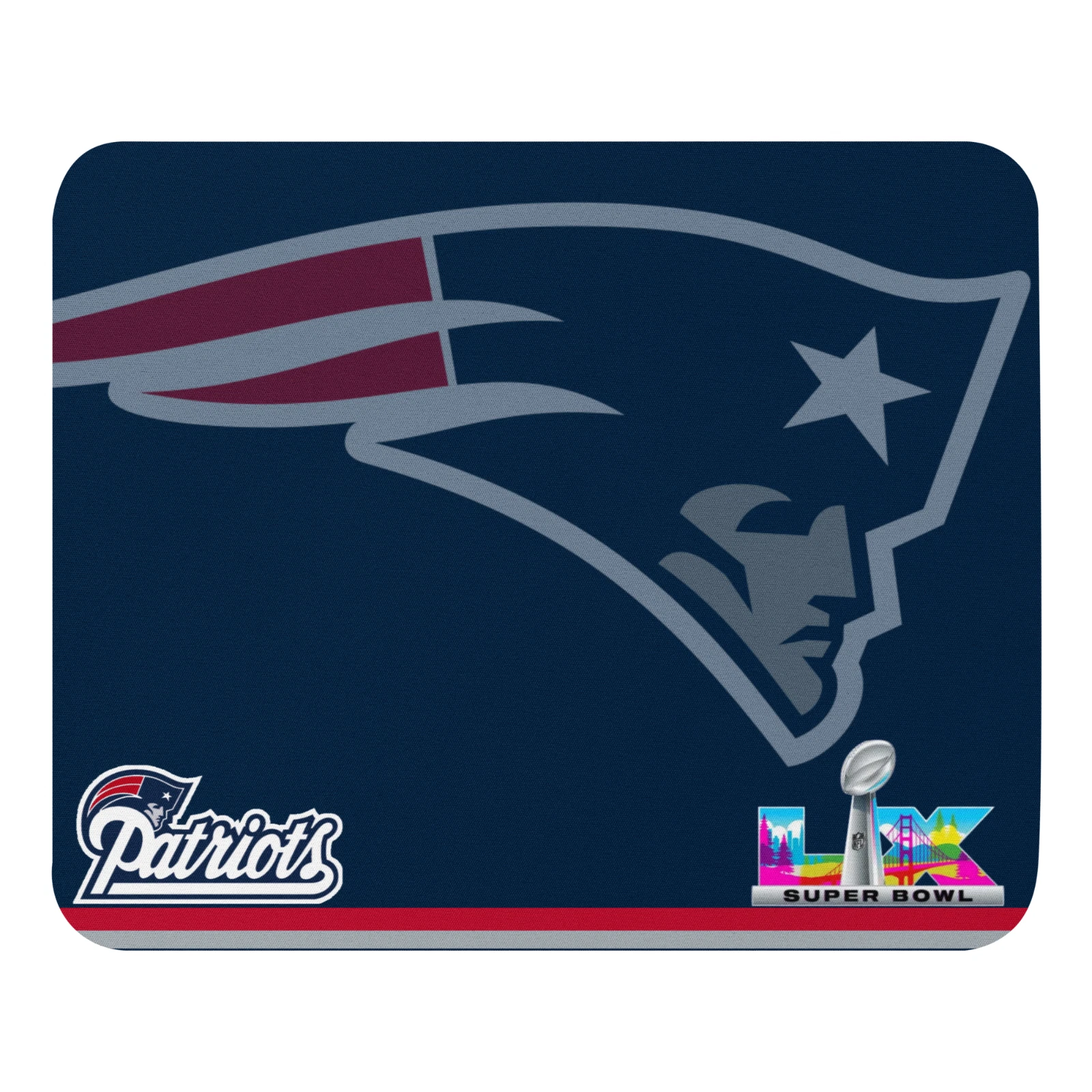 Super Bowl LX Mouse Pad  New England Patriots Electronics Accessories