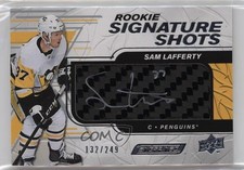 2019 Upper Deck Engrained Rookie Signature Shots 132/249 Sam Lafferty Auto s0w
