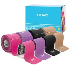 4 Rolls Kinesiology Tape Precut Cotton Elastic 20 Strips 2x16ft Mixcolor Pack 2.03 per gallon