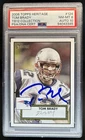 2006 Topps Heritage Tom Brady TB12 Auto Autograph #124 Patriots PSA 8 10