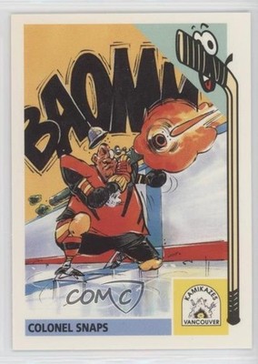 1992 Panini French Les Fous Du Hockey Freaks Colonel Snaps #85 3c7