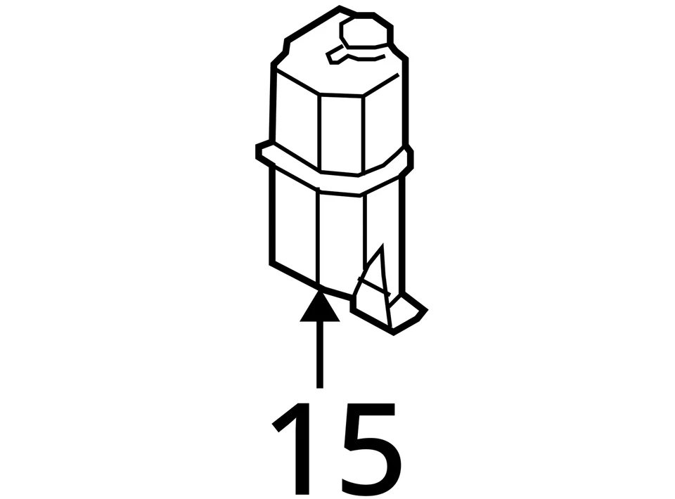 2007 Hyundai Elantra радиатор перелива охлаждающей жидкости расширительный бак бутылка XVOJO - Изображение 3 из 3