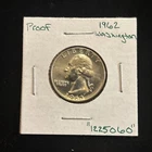 1962 Washington Quarter “1225060” 25 Cents Silver Proof United States 25C