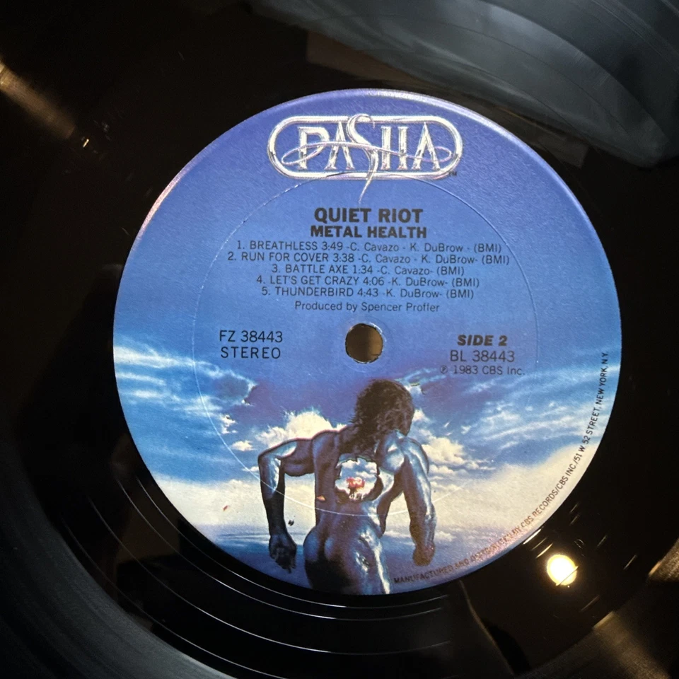 Quiet Riot - Metal Health - 1983 US 1st Press Album (NM) Ultrasonic Clean - Image 4 of 4