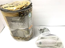 Biddeford Microplush Heated Throw Blanket 6 Heat Settings Auto Shut Off Leopard