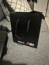 Original BMW M gift paper bag bag gift packaging black OEM